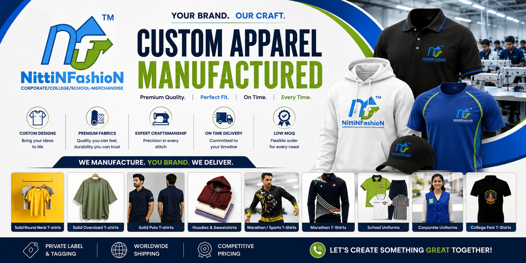 Let's create something great together — Nittin Fashion